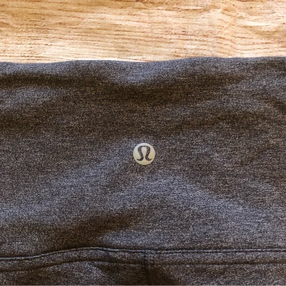 Lululemon Take A Hint 7/8 Tight *25" - Heathered Black - Picture 5 of 6